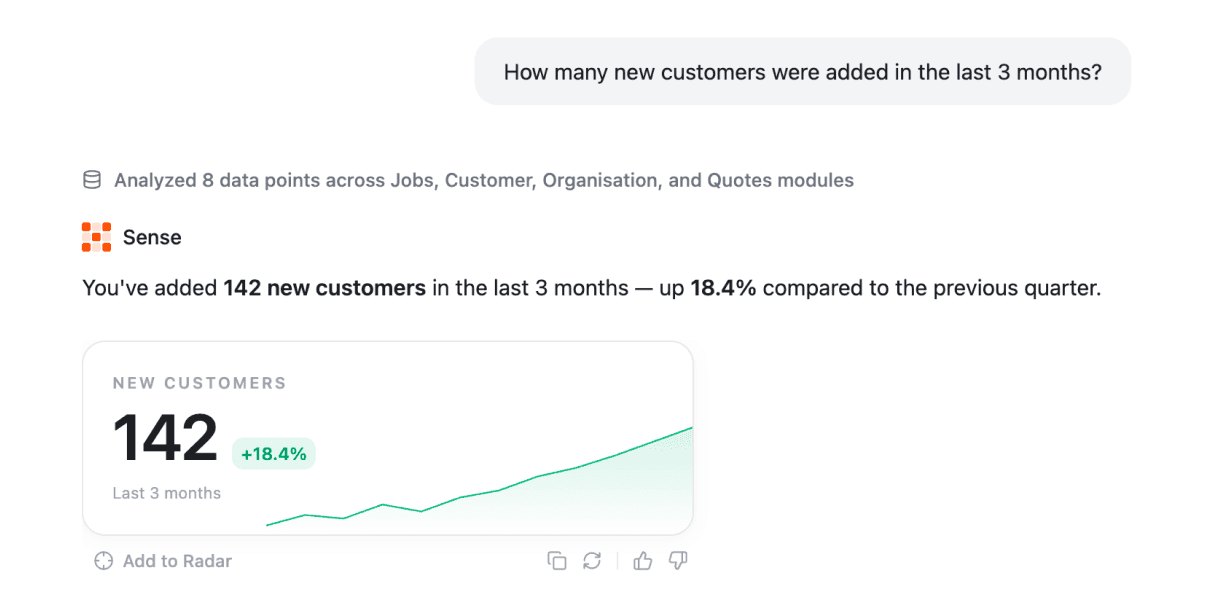 How many new customers were added in the last 3 months?